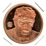 1 oz ï¿½Donald Trumpï¿½ .999 Pure Copper Round