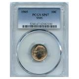 1965 10ï¿½ Roosevelt Dime - PCGS SP67 SMS