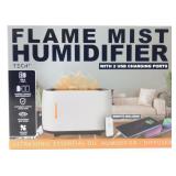 New Flame Mist Humidifier w/ USB Charging Ports