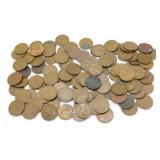 Group of 100 Lincoln Wheat Cents