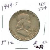 1949-S Franklin Silver Half Dollar