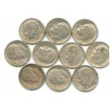 10 Roosevelt Silver Dimes