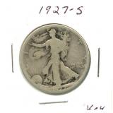 1927-S Walking Liberty Silver Half Dollar