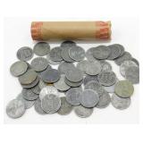 Roll (50) of 1943 Lincoln Steel Cents