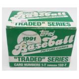 1991 Topps Traded Baseball Complete Set including
