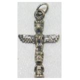 Sterling Small Thunderbird Navajo Cross