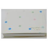 Set of 5 Martian Japanese Blue Enameled Dessert