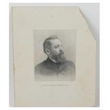 Antique Print of Photo of Civil War Soldier