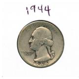 1944 Washington Silver Quarter