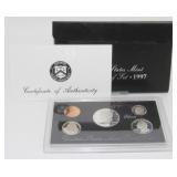 1997 United States Mint Silver Proof Set