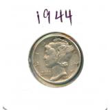1944 Roosevelt Silver Dime