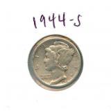 1944-S Roosevelt Silver Dime