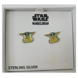 Sterling Silver Star Wars Mandalorian Yoda