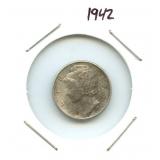 1942 Mercury Silver Dime