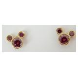 Disney 10KT Yellow Gold Mickey Mouse Earrings -