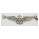 Sterling U.S. Navy Aviator Pendant