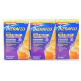 3 New Boxes of Theraflu Severe Cold Relief Night