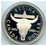 1982 Canadian Regina Proof Commemorative Silver