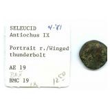 Ancient Greek Seleucid Antiochus IX Portrait R /