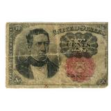 1874 U.S. 10 Cents Fractional Currency Note