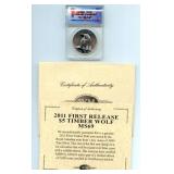 2011 First Release Canadian $5 Wildlife Timber