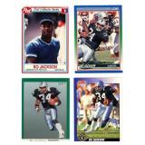 Group of Bo Jackson Baseball & Football Cards