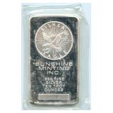 10 oz .999 Silver Bar