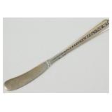 All Sterling Ornate Butter Knife - 26.46 grams