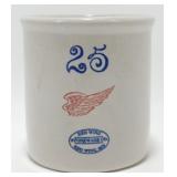 * Red Wing Union Stoneware Mini 25 Gallon Crock