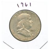 1961 Franklin Silver Half Dollar