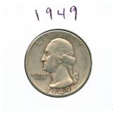1949 Washington Silver Quarter
