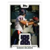 2008 Topps Greg Olsen Game Worn Uniform Patch
