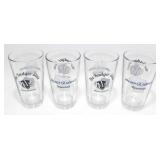 * 4 Wisconsin Bud Light Glasses