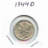 1944-D Mercury Silver Dime