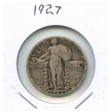 1927 Standing Liberty Silver Quarter