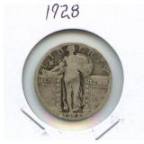 1928 Standing Liberty Silver Quarter