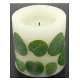 Green Leaf Candle w/ New Batteries