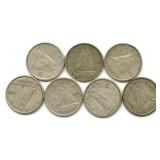 7 Canadian Silver Dimes