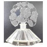 * 4-1/2 x 5-1/2 inch Crystal Perfume Bottle