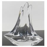 * Signed Daum, France, Crystal Paperweight -