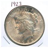 1923 Peace Silver Dollar