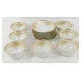 ** Vintage Noritake China Bancroft Set of 7 Tea