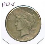 1923-S Peace Silver Dollar