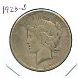 1923-S Peace Silver Dollar