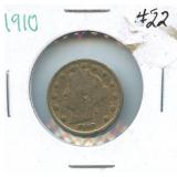 1910 Liberty "V" Nickel