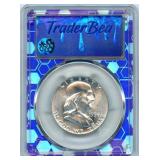 1956 Franklin Silver Half Dollar PCGS MS63 ï¿½