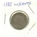 1883 with Cents Liberty "V" Nickel
