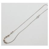 925 Italy Necklace with Beads