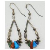 Vintage Coral and Turquoise Lapis Native American