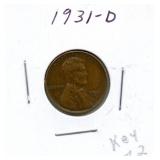 1931-D Lincoln Wheat Cent